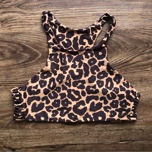 Stone Fox Swim Venice Top leopard print